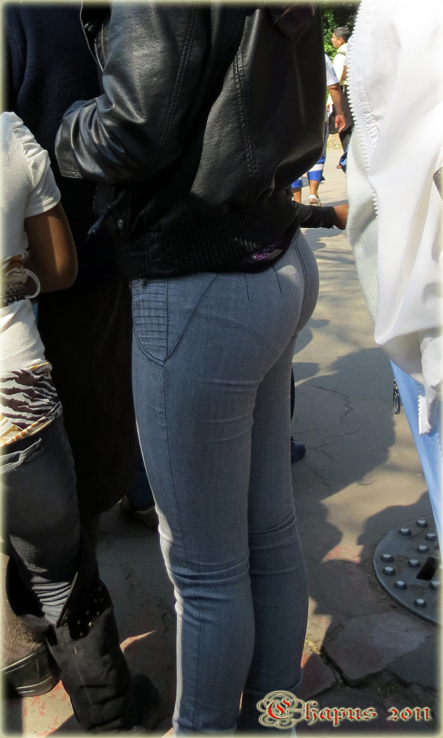 Perfect Butt Jeans Candid