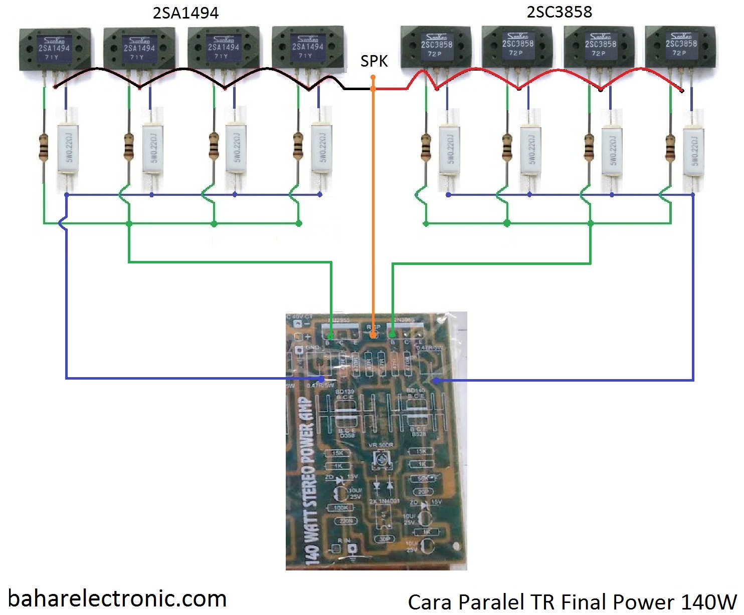 Cara Paralel TR Final Power 140W