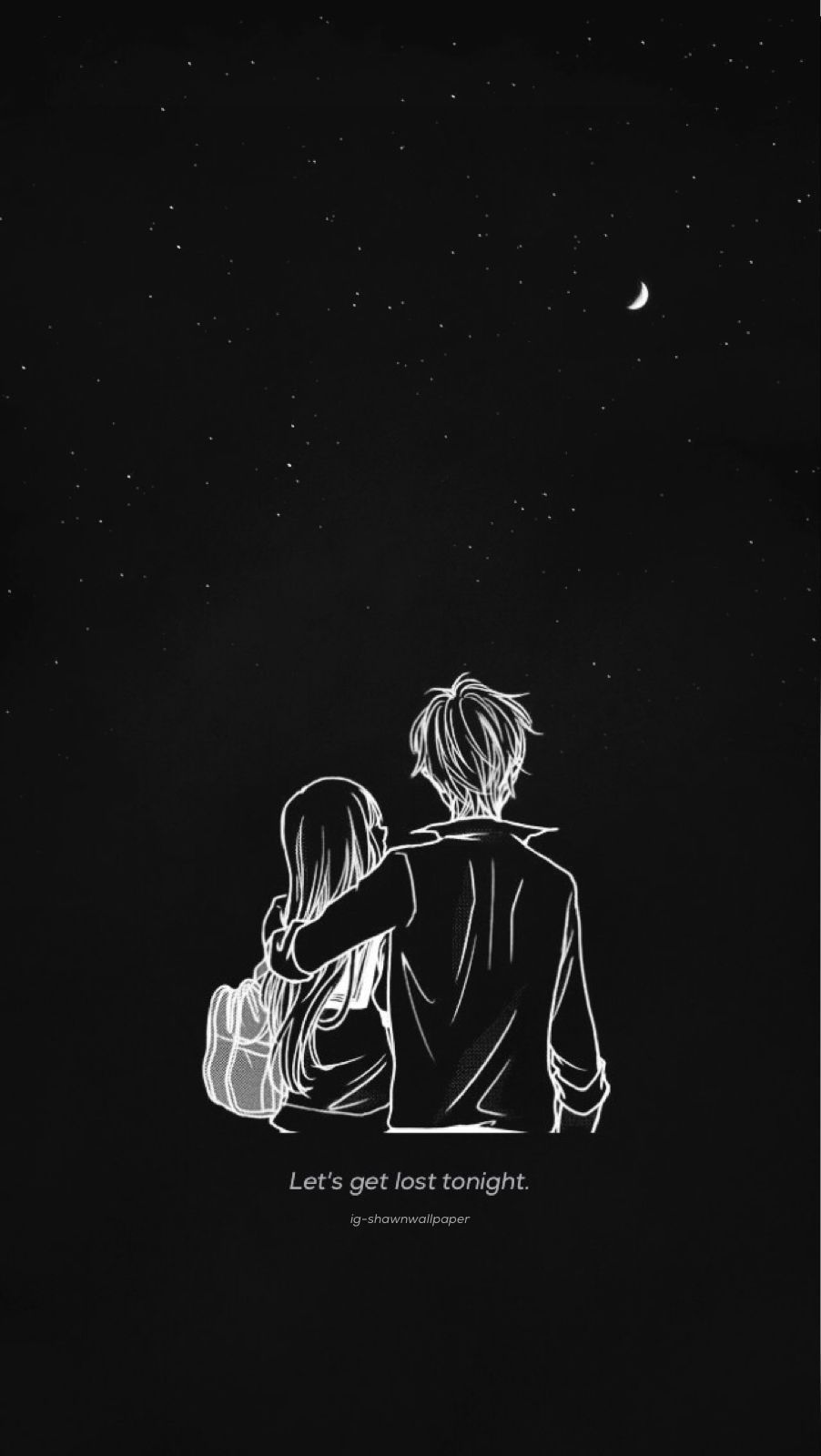 Lockscreen Couple Wallpaper