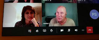 Links Hedde van de uitgeverij, rechts Mattias Edvardsson