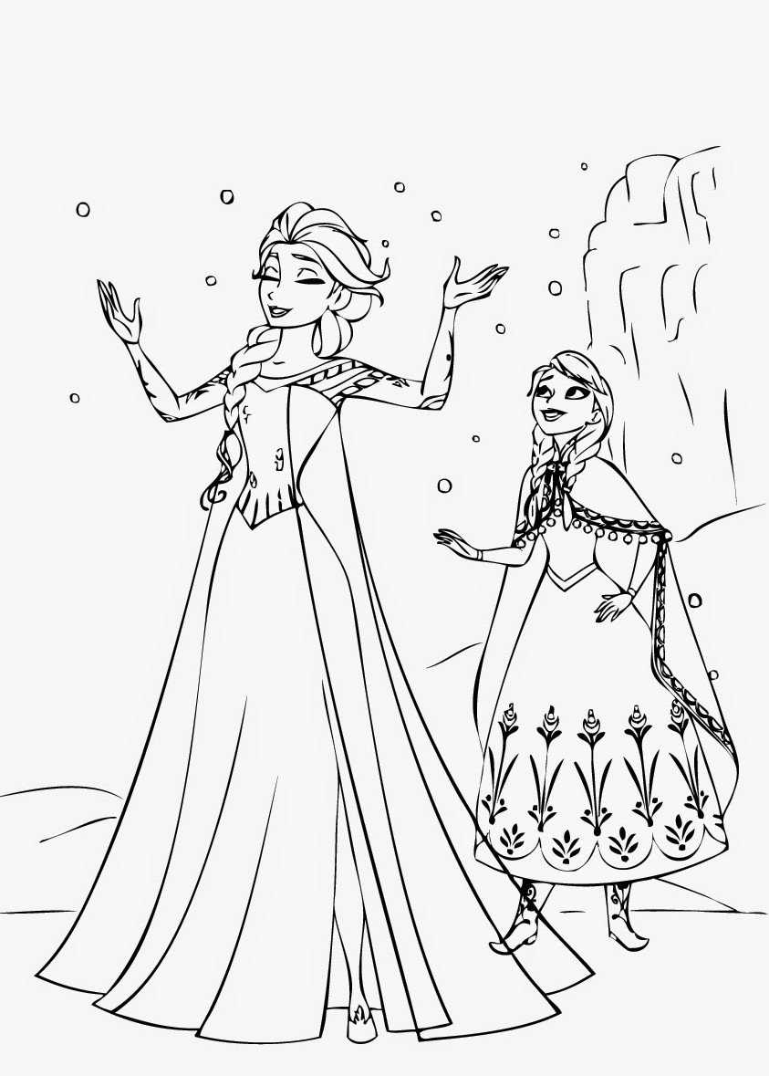 Inilah Buku Gambar Sketsa Hitam Putih Mewarnai Frozen Fever Jagung