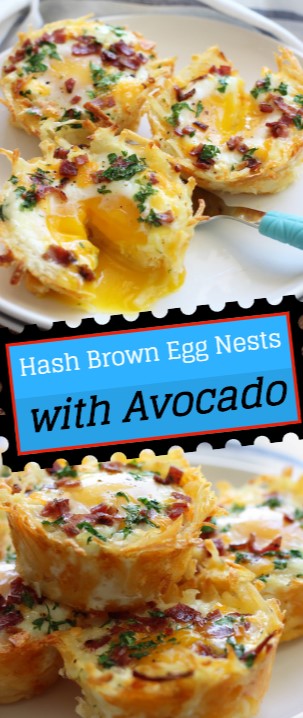 Hash Brown Egg Nests with Avocado | Nova Tasty Recipes
