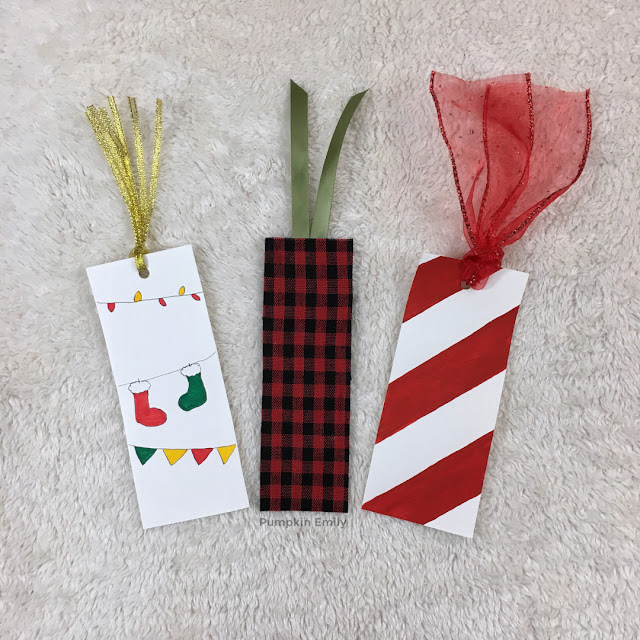 DIY Christmas Bookmarks Pumpkin Emily