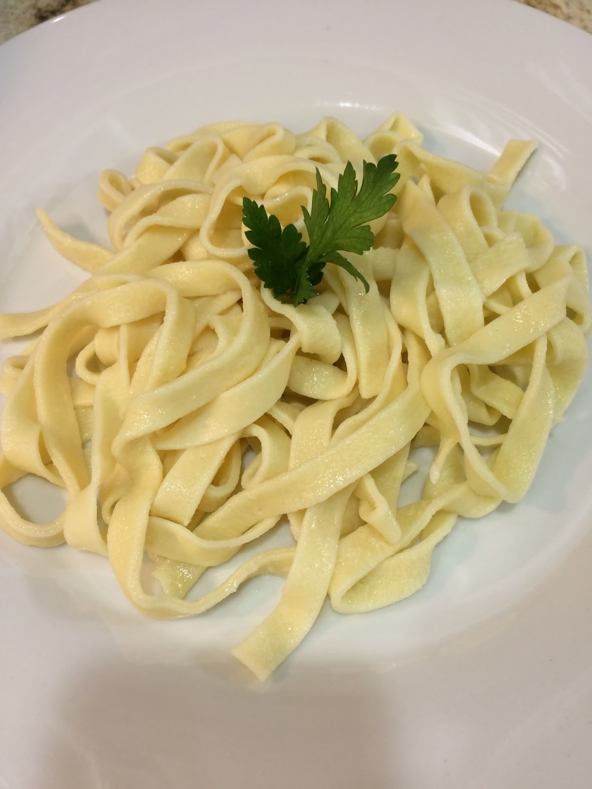 Making Fettuccine Pasta