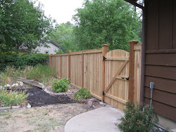 new fence on north side