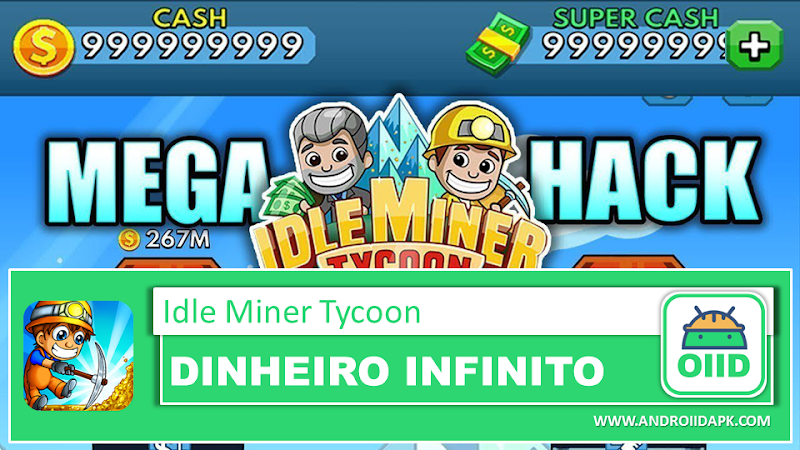 Idle Miner Tycoon  v2.69.1 – APK MOD HACK – Dinheiro Infinito