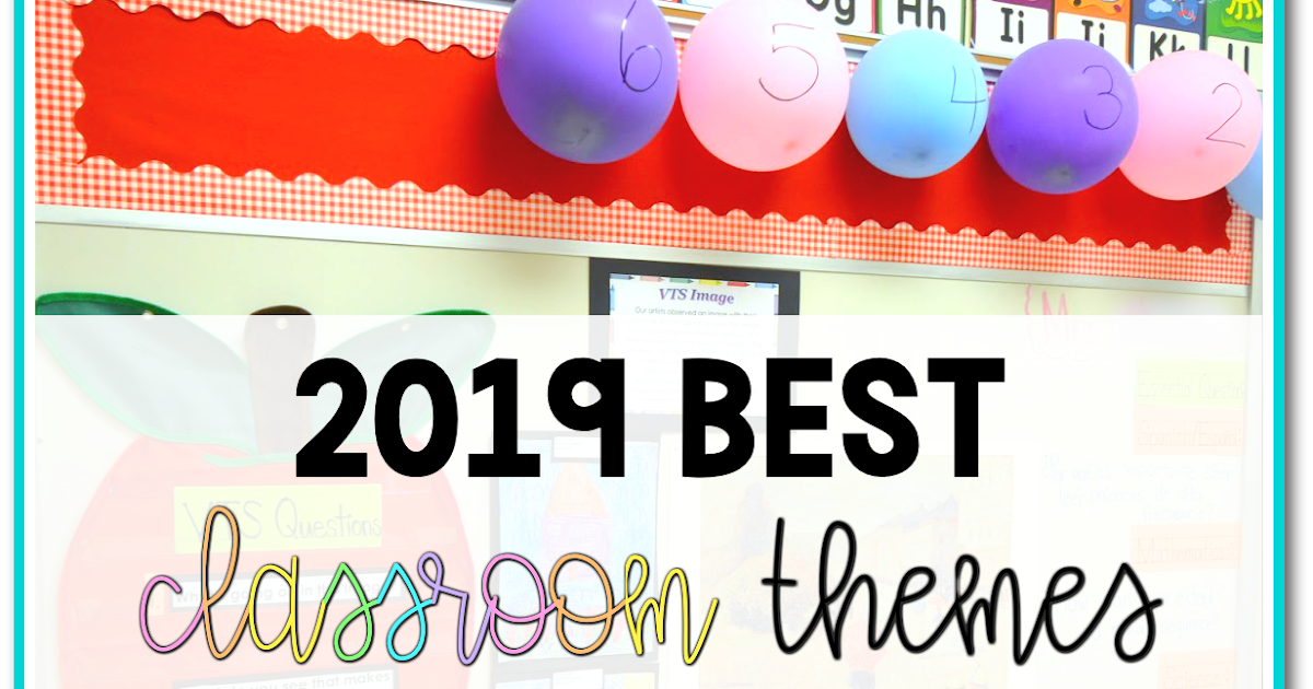 2019 Best Classroom Themes Iteach From The Heart