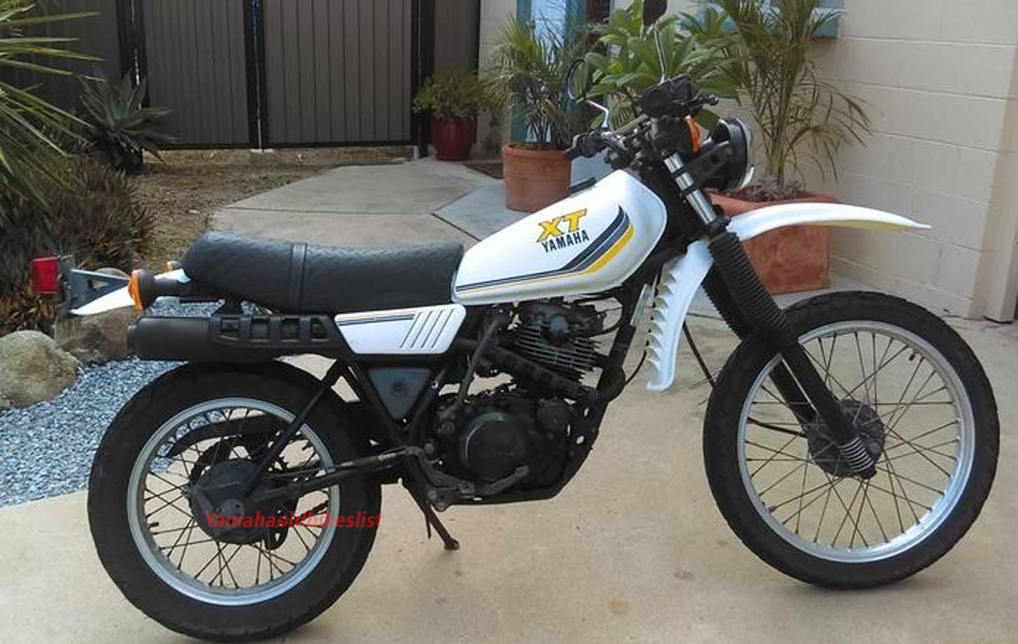 1981 Yamaha XT250 Specification - Yamaha Old Bikes List