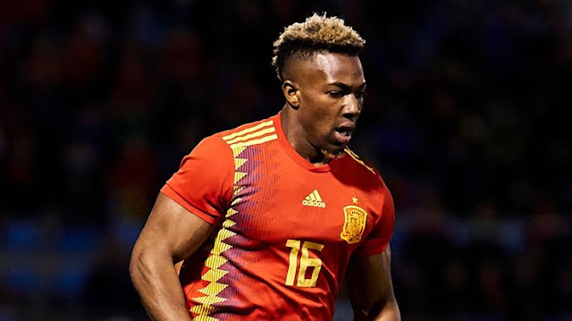 Adama Traore called up to the Spanish national team.