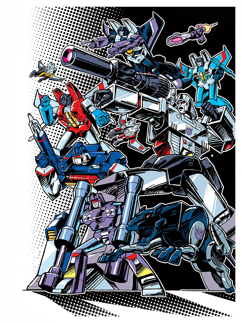 “Decepticons” Transformers 30th Anniversary Giclee Print by Guido Guidi