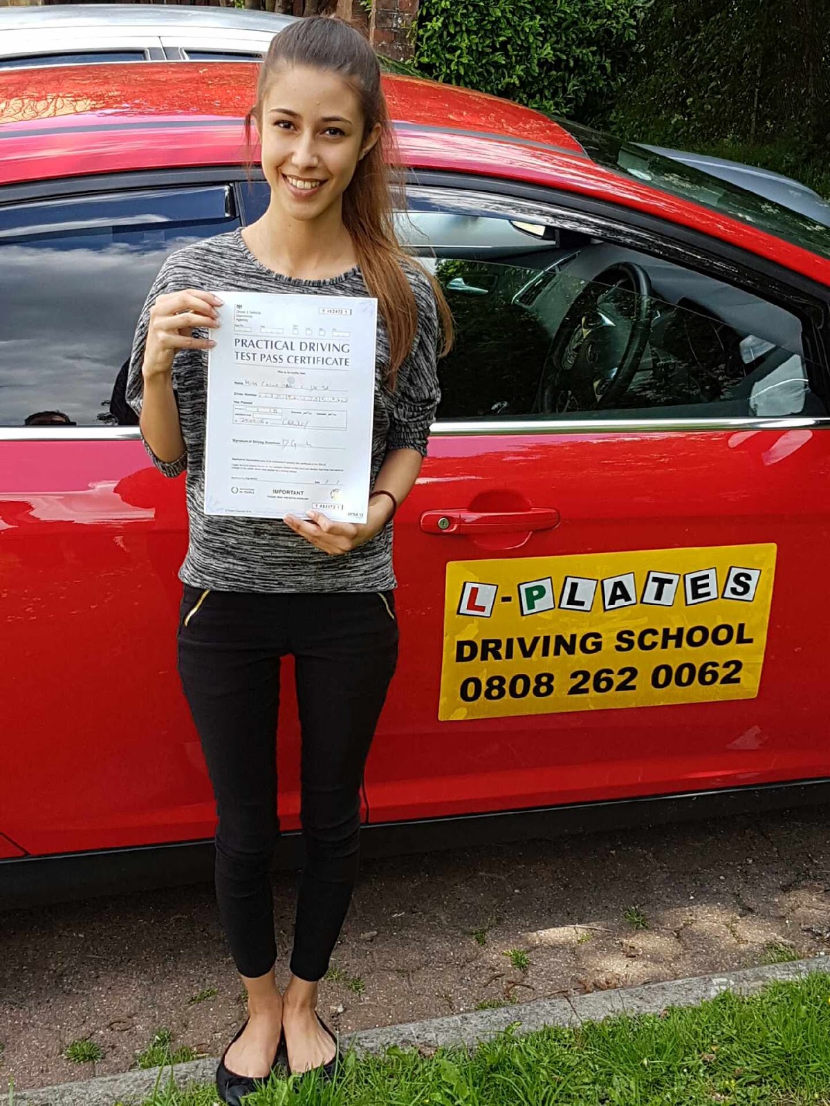 L Plates Driving School Congratulations! Driving lessons Crawley