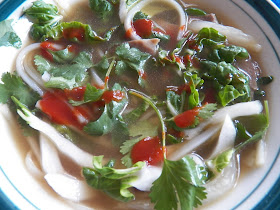 Beef Pho-style Soup for #SoupSaturdaySwappers