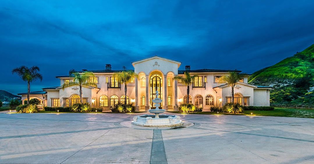 27,000 Square Foot EuropeanInspired Mega Mansion In Calabasas, CA