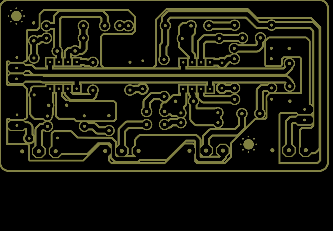 Mini Equalizer PCB Layout Double IC 4558 BLOGKAMARKU
