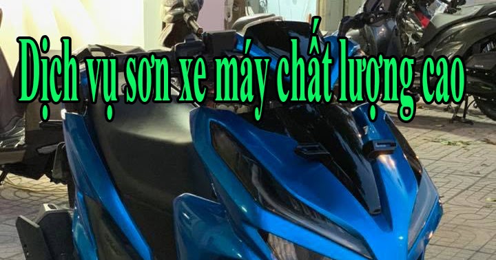 Mẫu Sơn xe máy Vario 150 màu xanh candy cực đẹp - SƠN XE SÀI GÒN