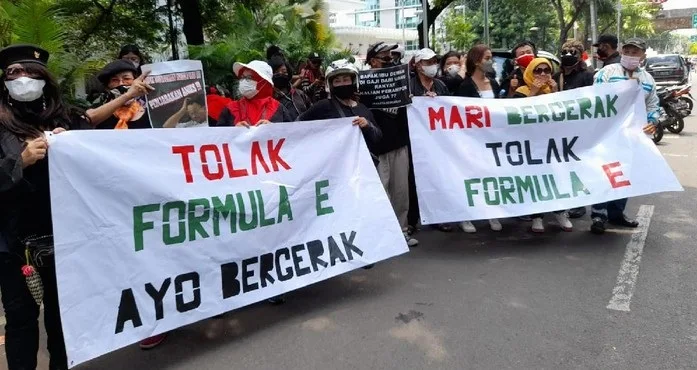 Sebut Ada Kekerasan Aparat di Aksi Tolak Formula E, Jakarta Bergerak: Kami Digebukin dan Diinjak Aparat