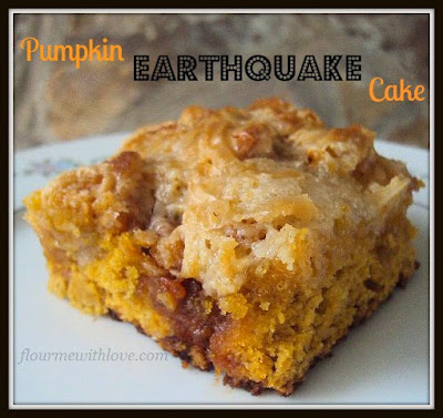 Pumpkin Earthquake Cake; Flour Me With Love
