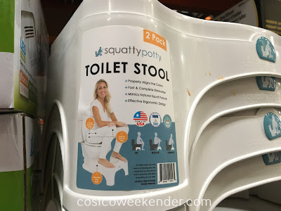 Have an easier time going number 2 with the Squatty Potty Toilet Stool