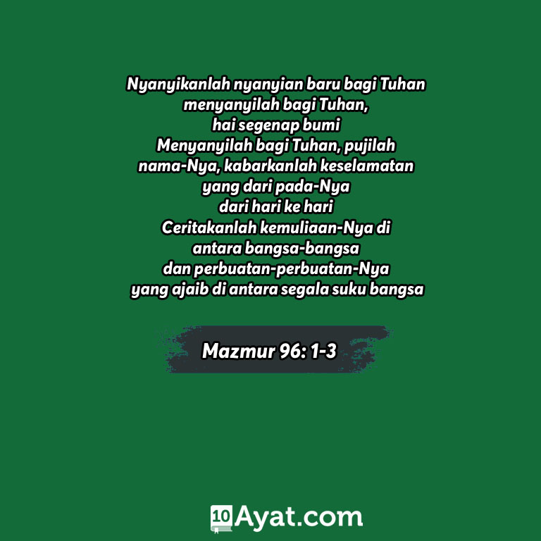 10 Ayat Alkitab Untuk Menyongsong Tahun Baru 2021