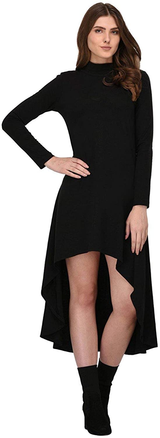 Black Ruffle Bardot Western Dress [ BRAND : RIGO]