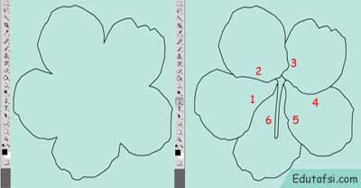 Cara menggambar bunga di photoshop