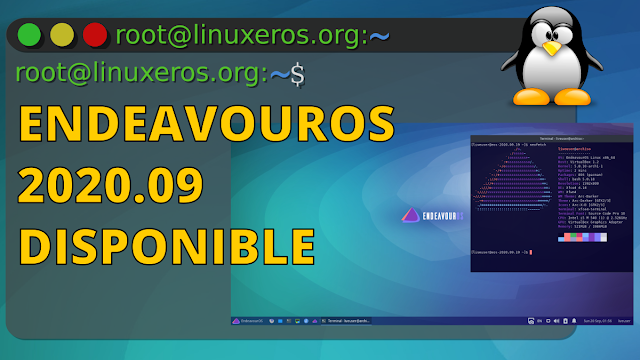 EndeavourOS 2020.09 Disponible con calamares y Linux 5.8