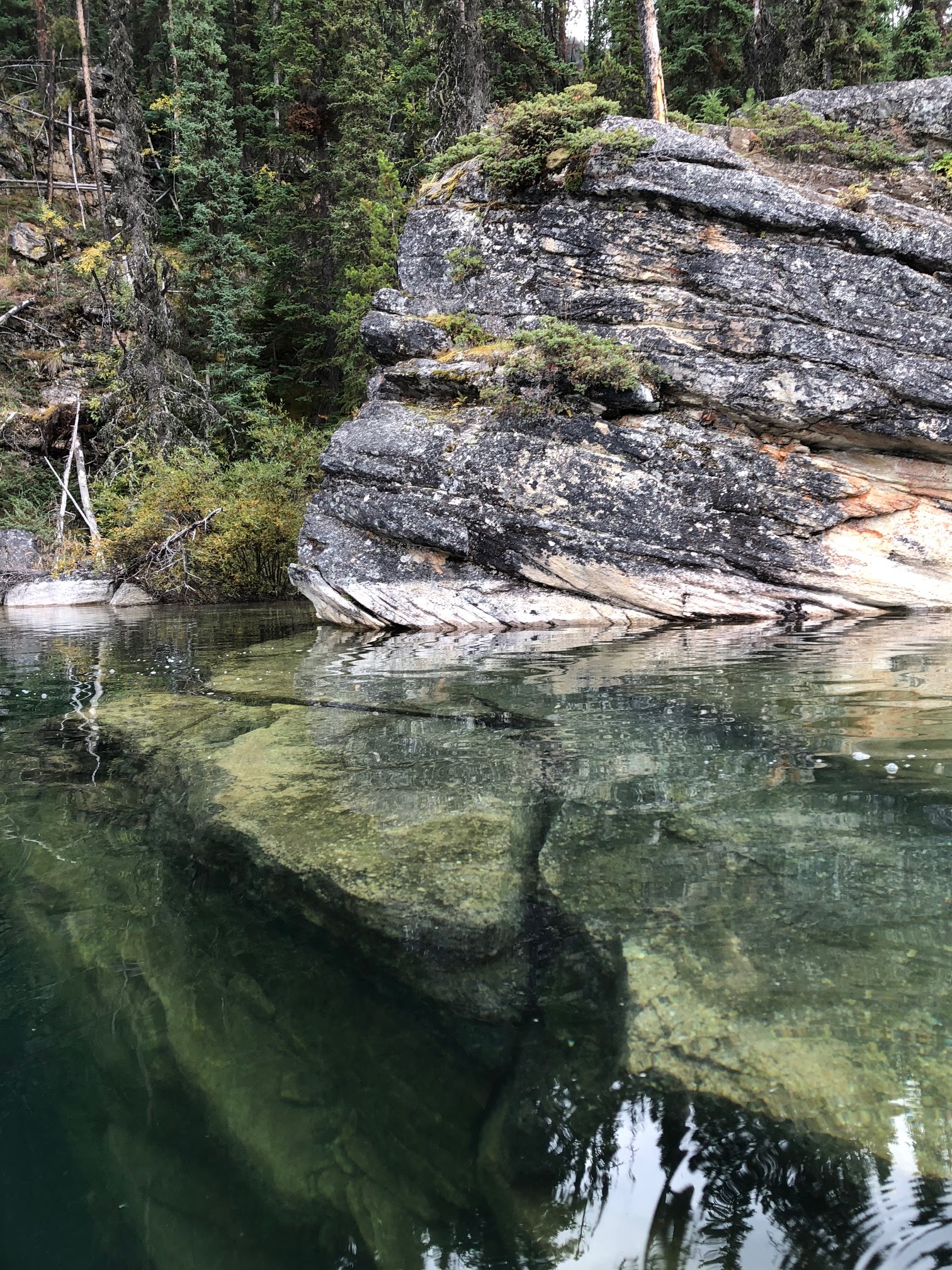 Paddling Near Edmonton, Alberta, Canada Horseshoe Lake, Jasper