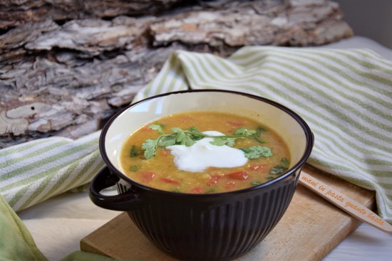 curried red lentil soup