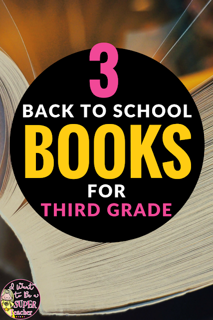 These super books for back to school are perfect for 3rd grade students. Teachers can add these back to school book ideas to their first week reading list and use them as classroom read alouds linked to art projects, teambuilding activities, and back to school writing focused on ideas for writing. Click for details and links. #thirdgrade #education #backtoschool #education #backtoschoolbooks