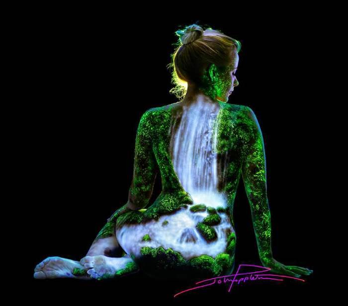 As mais belas pinturas corporal de John Poppleton