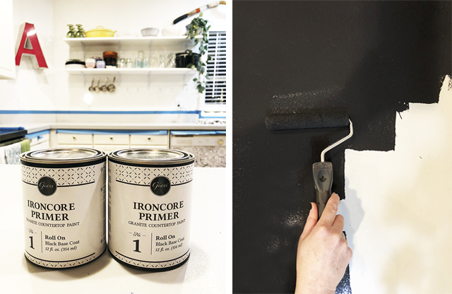 painted kitchen transformation