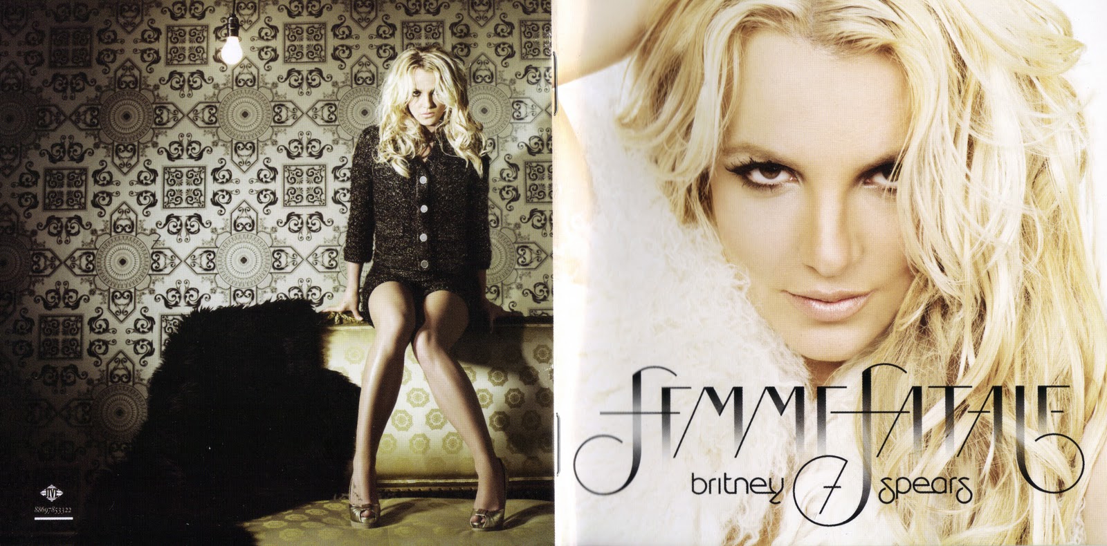 Encarte Britney Spears Femme Fatale
