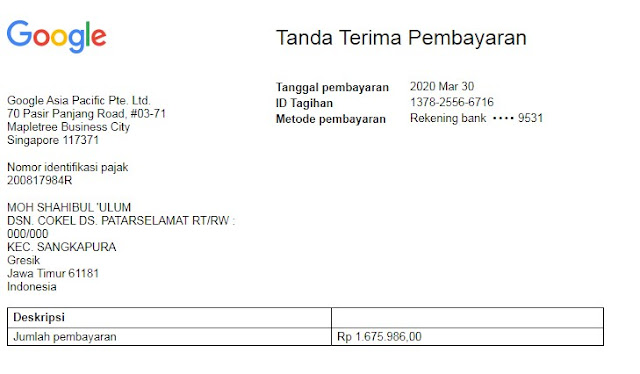 Gajian Pertama Dan Kedua Dari Blogger Aulaku Com Google Adsense Baru 2 Bulan Sudah Mencapai 5juta Lebih Tanpa Fbads Joobla News