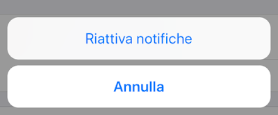 WhatsApp Messenger Riattiva notifiche