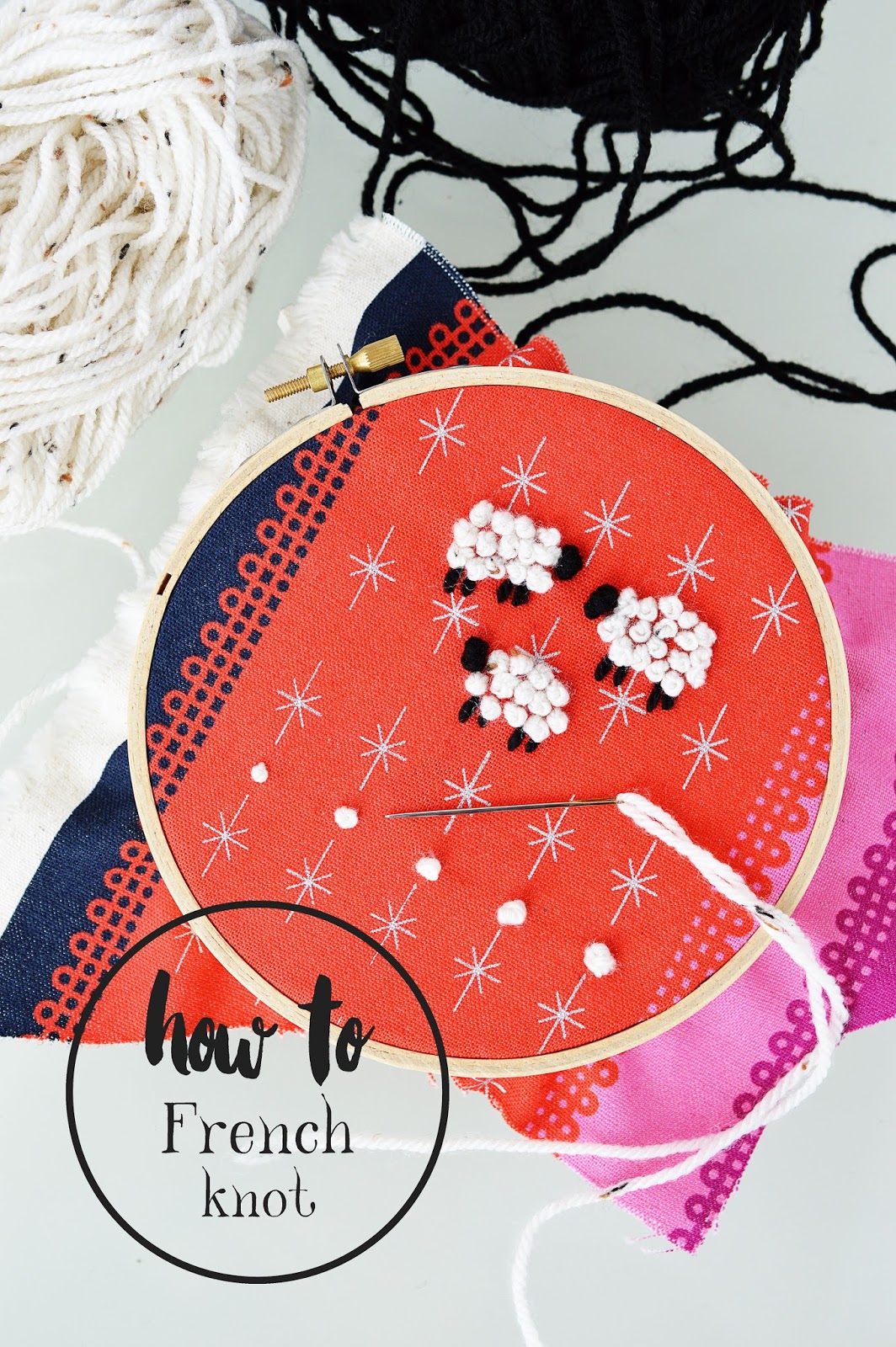 Know-How | Embroidery | French Knot | Motte's Blog