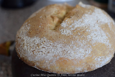 Pane con tutta farina di farro e lievito madre