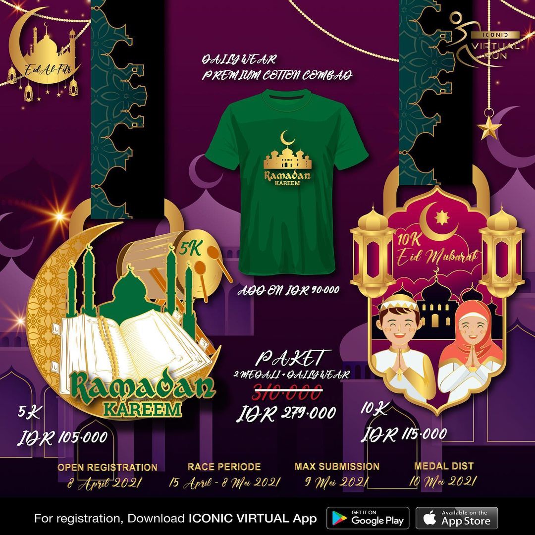 🔍 Iconic Virtual Run ∙ Eid Al-Fitr Series • 2021 Iconic Virtual Run ∙ Eid Al-Fitr Series • 2021