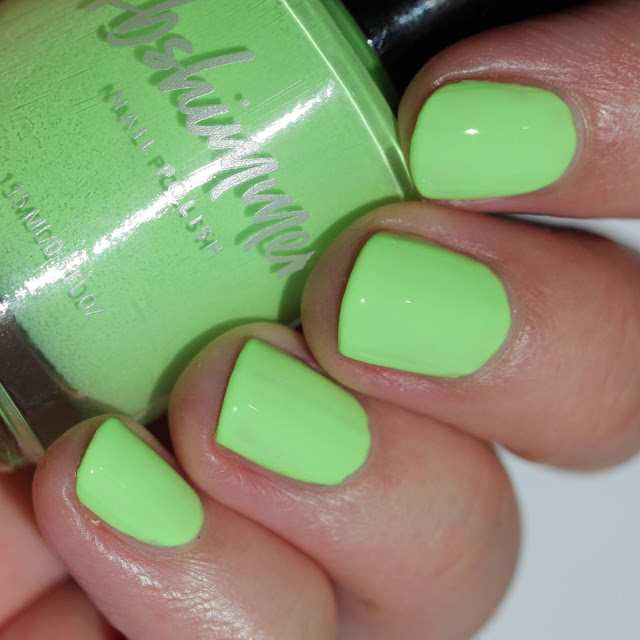 KBShimmer Lime All Right swatch by Streets Ahead Style