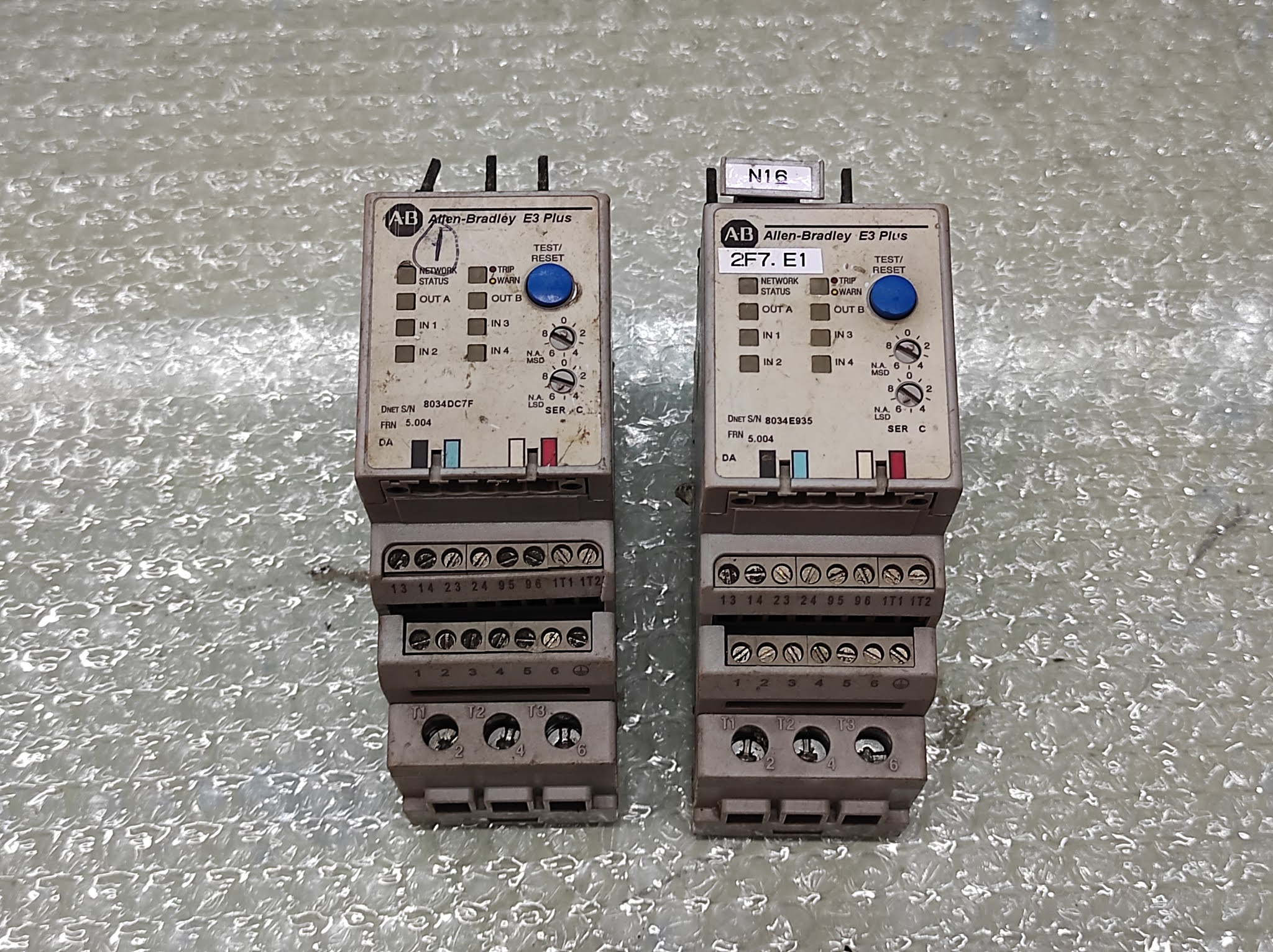 ALLEN BRADLEY CAT 193EC3AB SER C E3 PLUS OVERLOAD RELAY