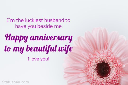 Happy Anniversary Msg For Wife 50+ Beautiful Happy Anniversary Wishes For Wife | Best Wedding Anniversary  Wishes