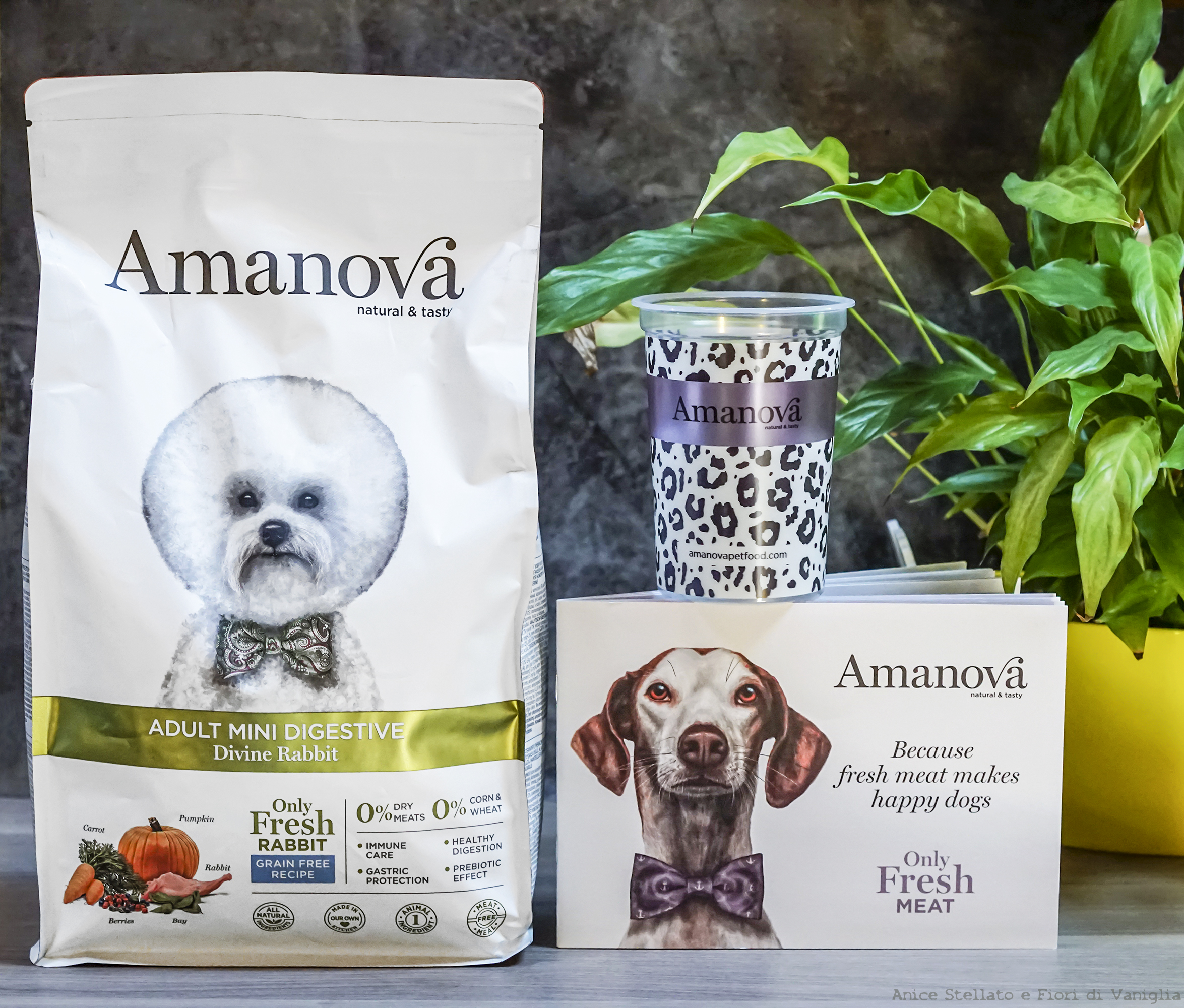 Anice Stellato e Fiori di Vaniglia: Amanova, solo carne fresca per i nostri  cani - campagna TRND