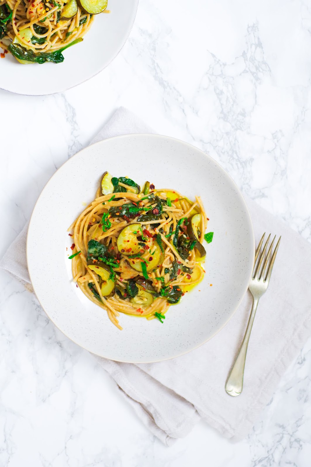 Courgette & Spinach Spaghetti Euphoric Vegan