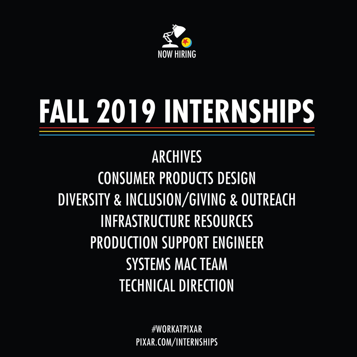 Pixar Animation Studios Searching for Fall 2019 Internships — Deadline