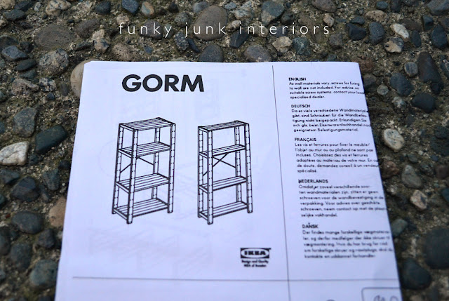 Ikea GORM instructions via Funky Junk Interiors