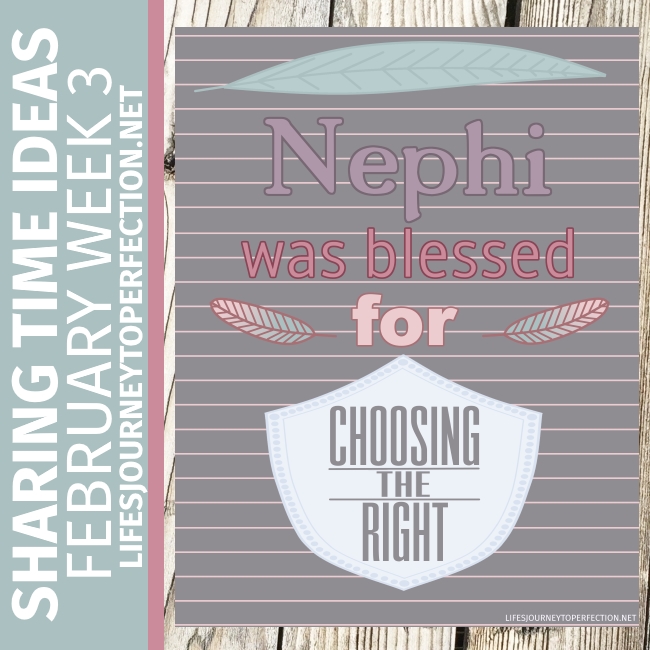 Life S Journey To Perfection 2017 Lds Sharing Time Ideas For