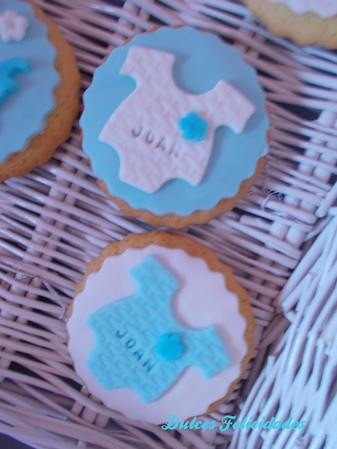 Galletas bautizo bebé