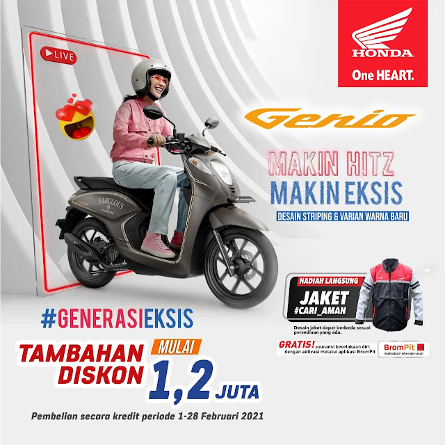 diskon honda genio