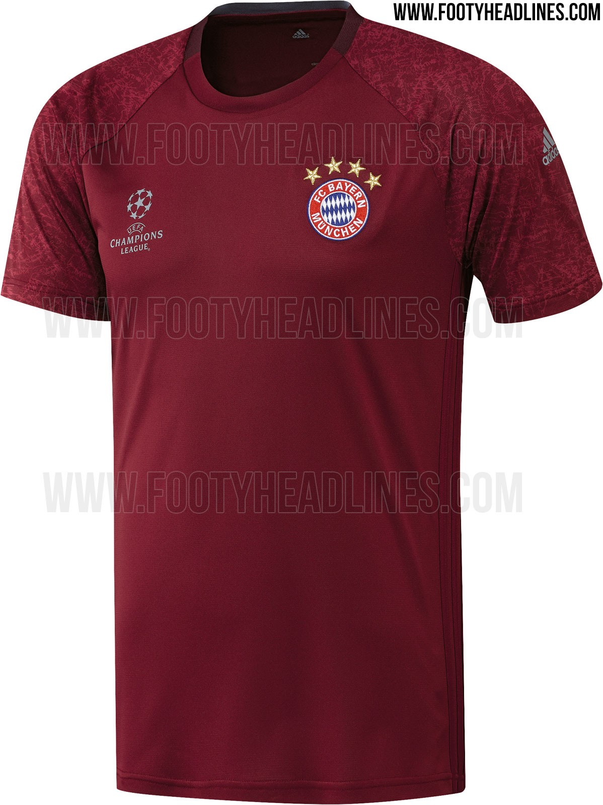Zelfrespect Richtlijnen scherp Bayern Munich 16-17 Champions League Training Shirt Leaked - Footy Headlines