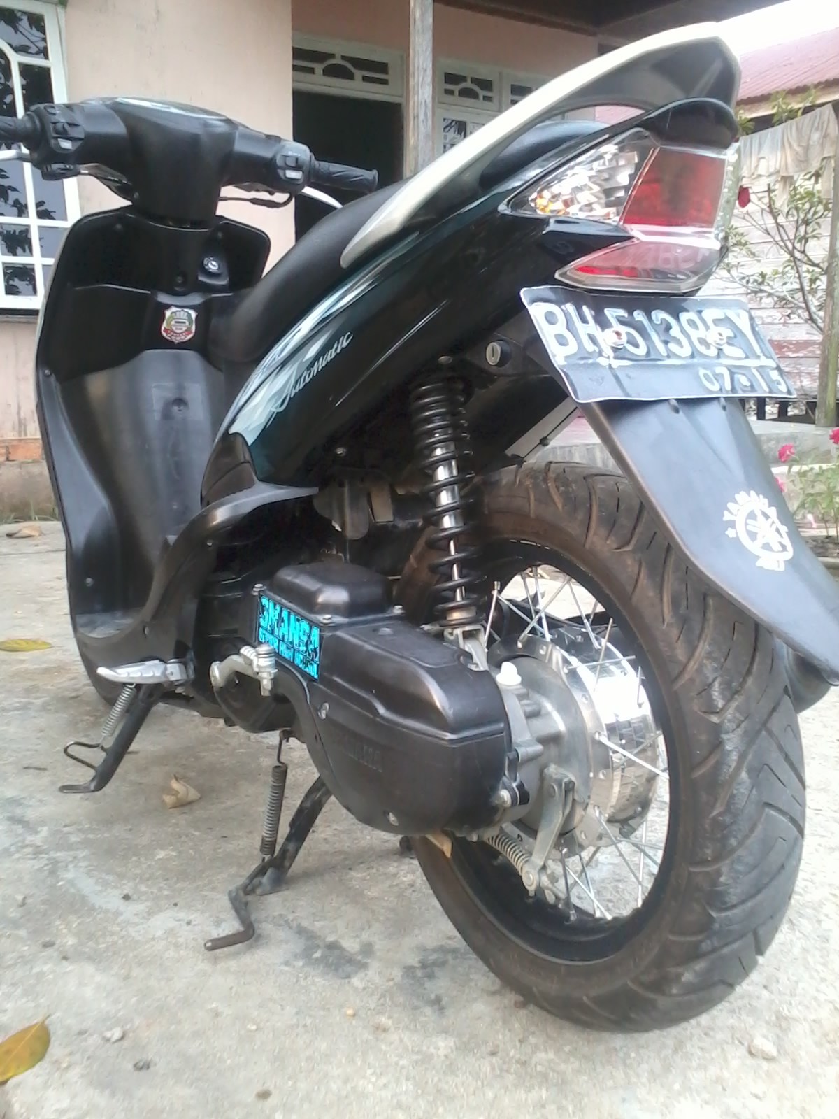  Modif Mio Sporty Ban Besar Modifikasi Motor Kawasaki 