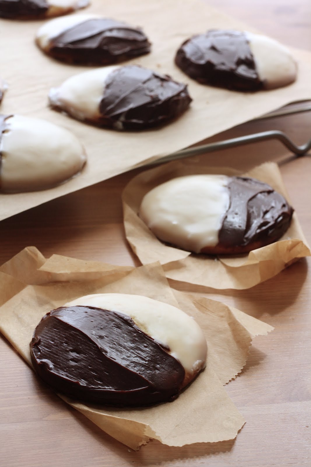 Black & White Cookies hummingbird high a desserts and baking blog